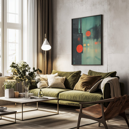 Red Light - Poster / Art Print - interiör