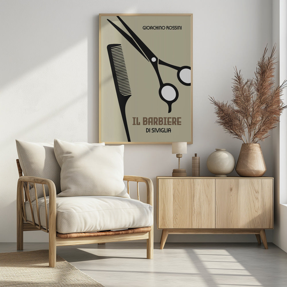 Il Barbiere Di Siviglia - Poster / Art Print - interiör