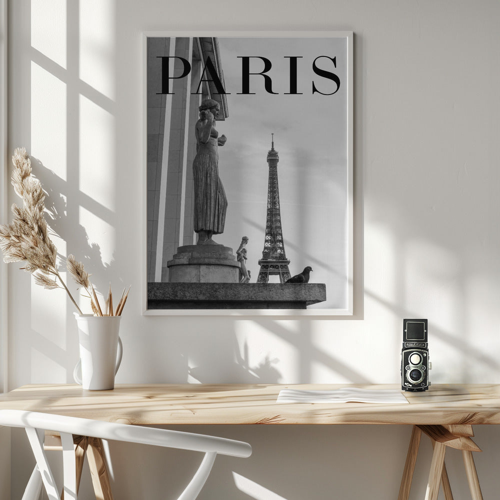 Paris Text 5 - Poster / Art Print - interiör