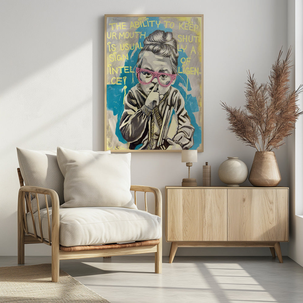 Sign of intelligence - Poster / Art Print - interiör