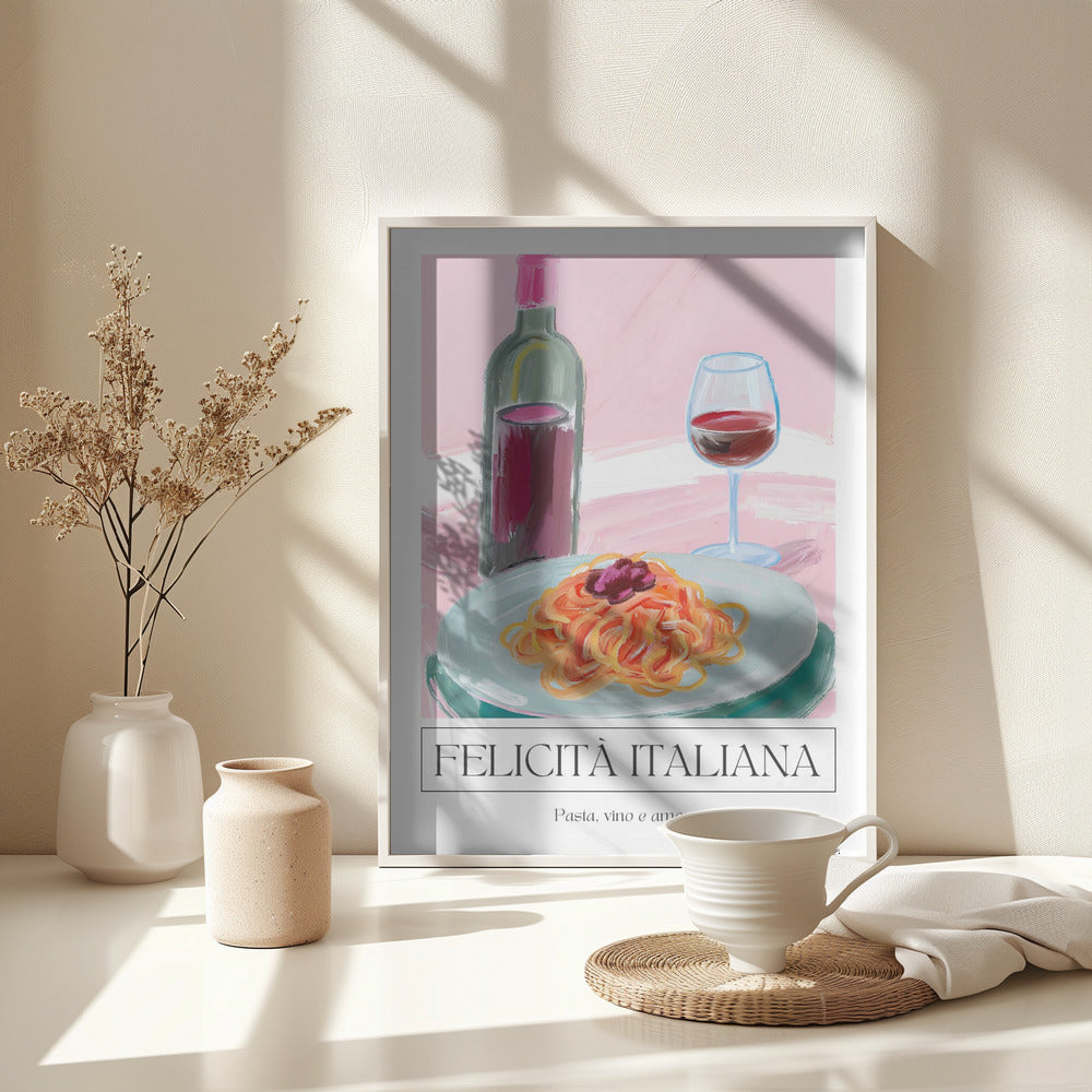 Felicitá Italiana - Poster / Art Print - interiör