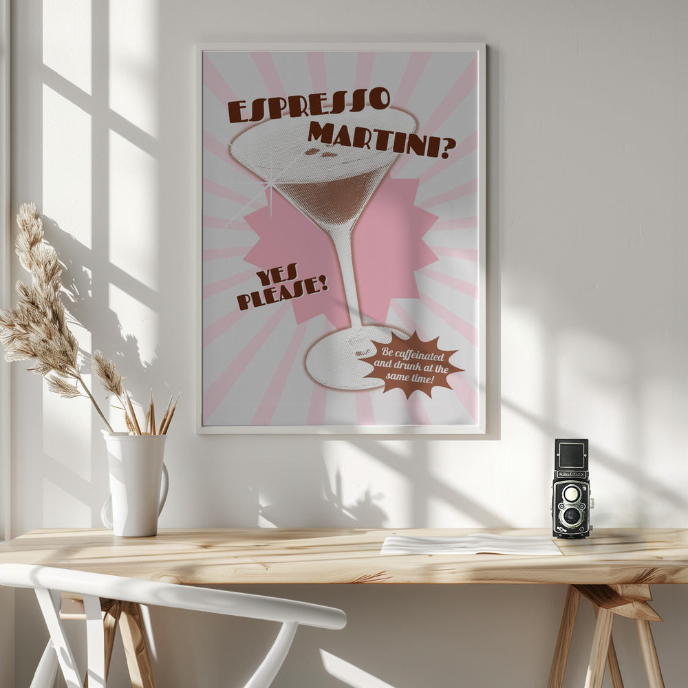 Espresso Martini - Poster / Art Print - interiör