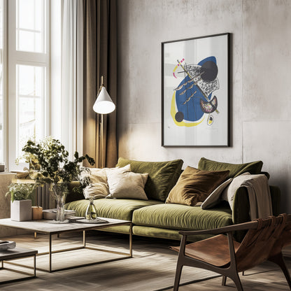 Kleine Welten II (small Worlds II) (1922) - Poster / Art Print - interiör