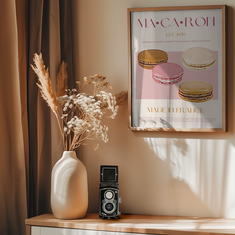 Macaron Print - Poster / Art Print - interiör