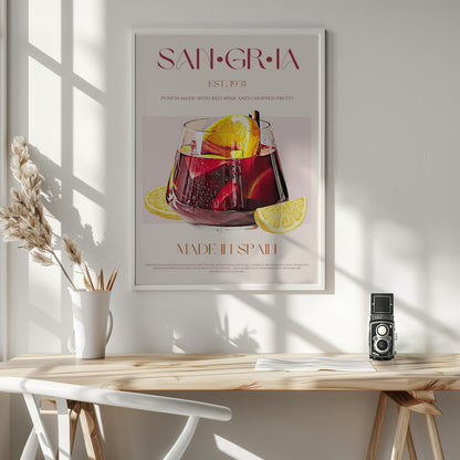 Sangria print - Poster / Art Print - interiör