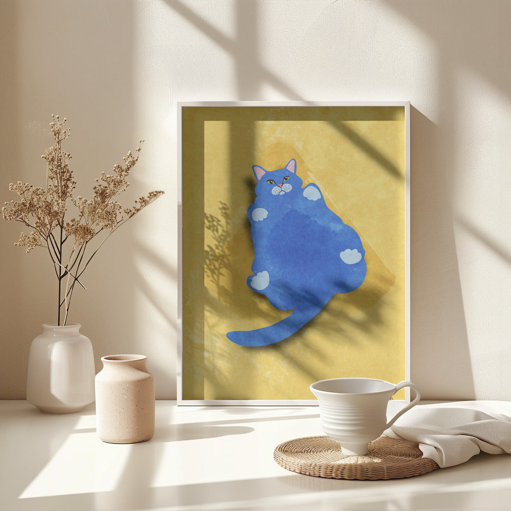 Fat Cat - Poster / Art Print - interiör