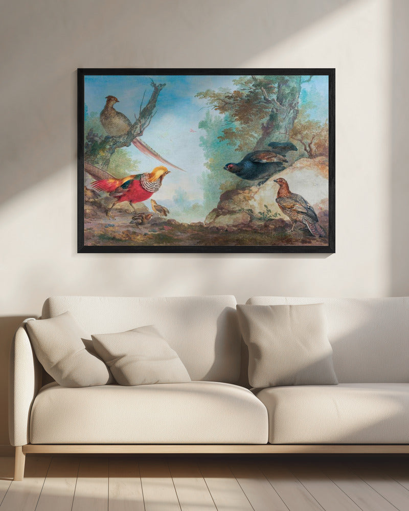 Pheasants - Poster / Art Print - interiör