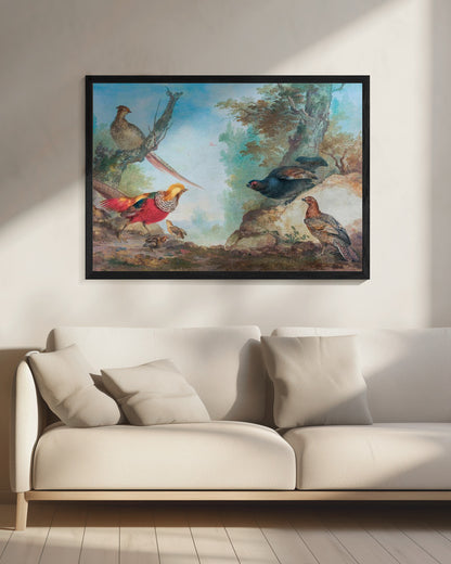 Pheasants - Poster / Art Print - interiör