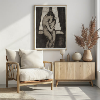 The Kiss 1895 - Poster / Art Print - interiör