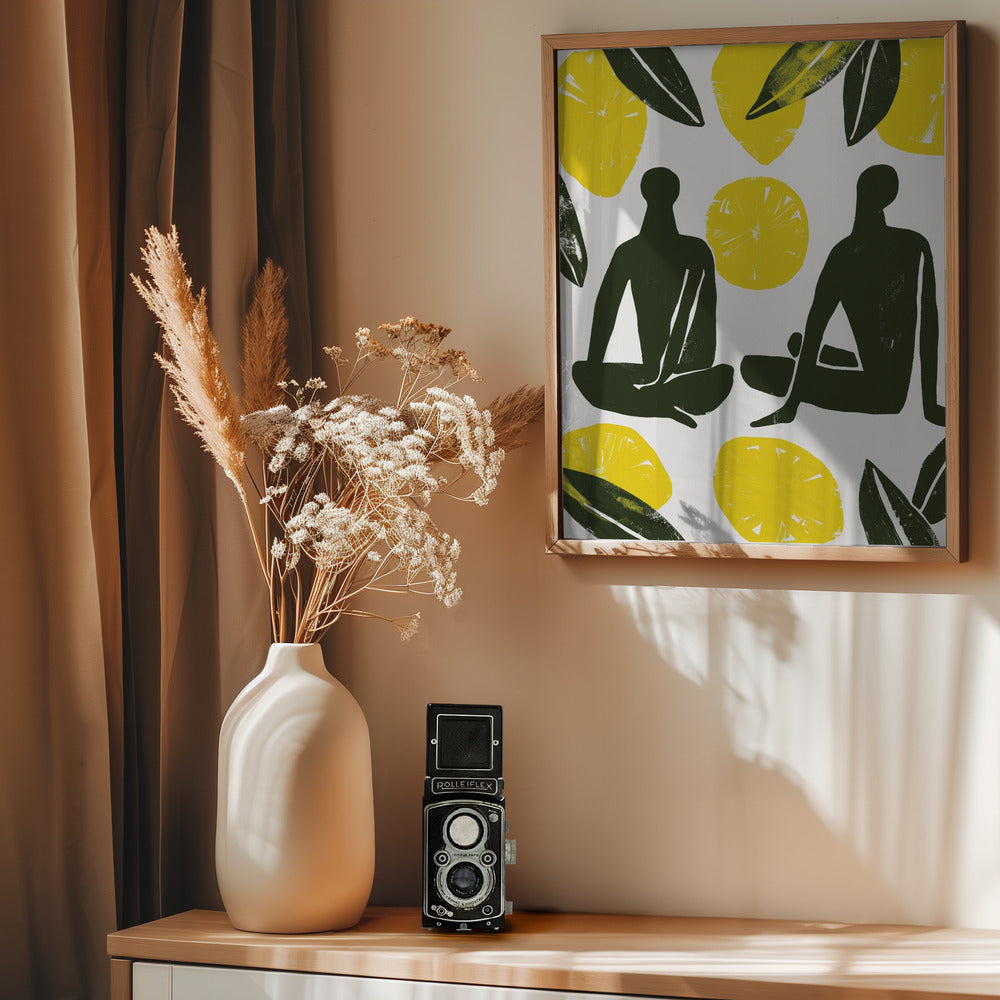 Lemon Day - Poster / Art Print - interiör