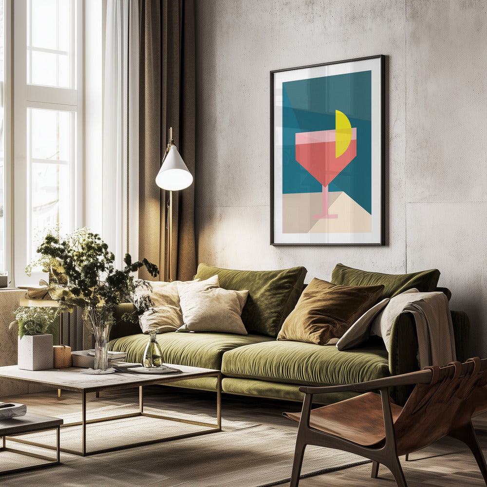 Cocktail Hour - Poster / Art Print - interiör
