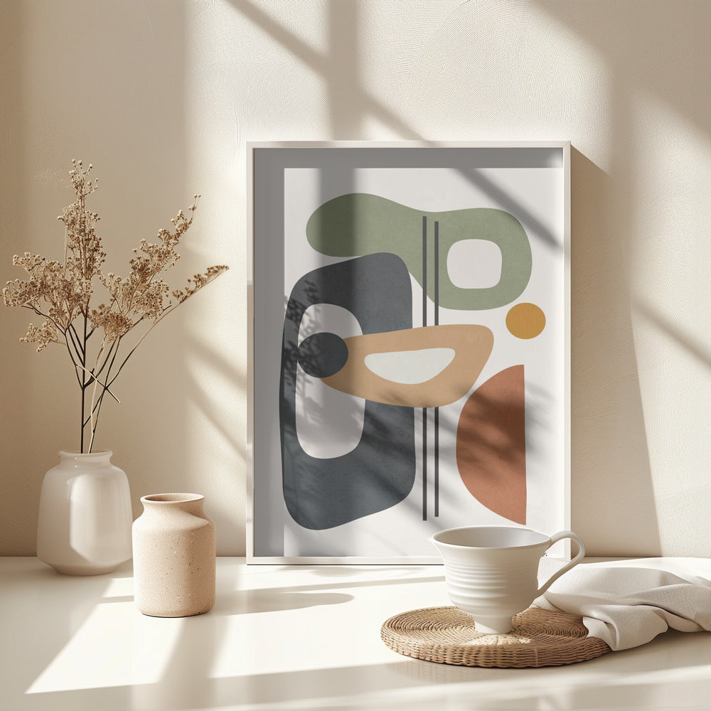 Organic Harmony - Poster / Art Print - interiör