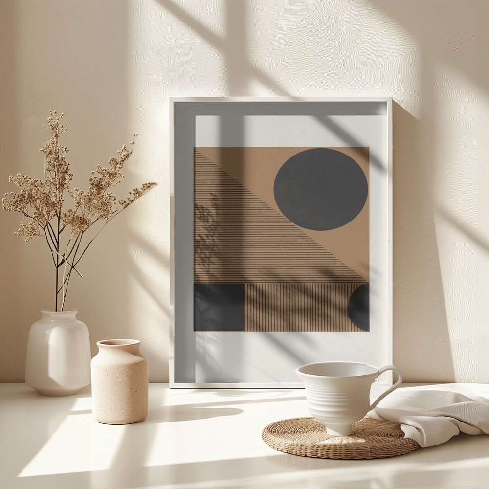 Composition X - Poster / Art Print - interiör