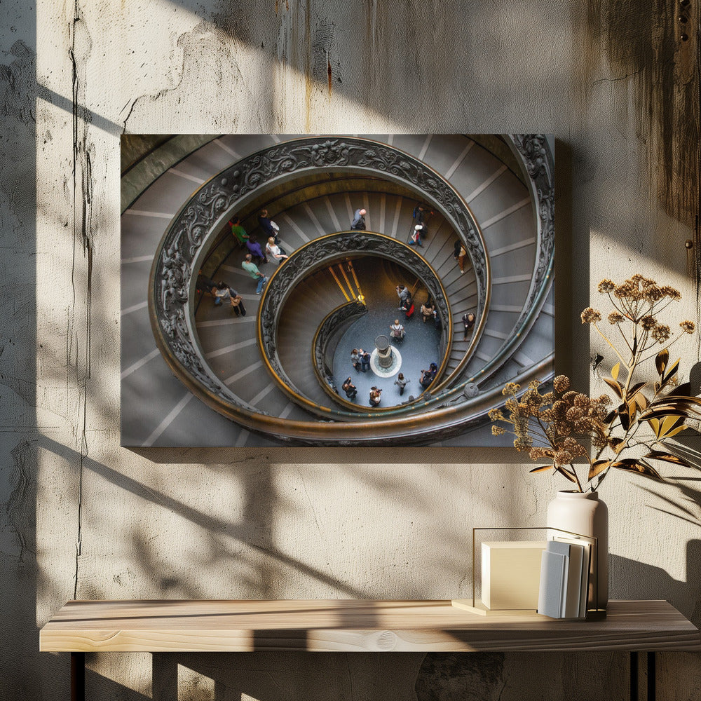 Sistine Chapel Stairs - Poster / Art Print - interiör