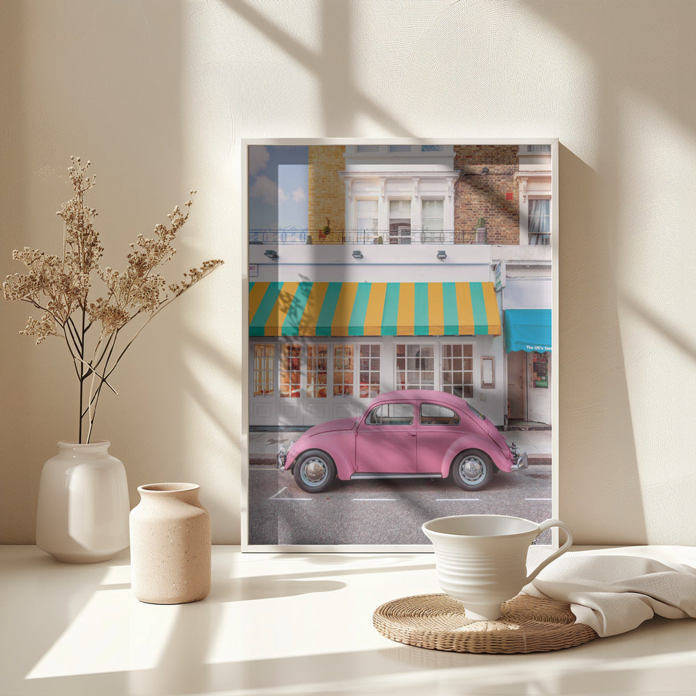Pink Ride - Poster / Art Print - interiör