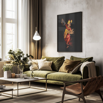 Legong Dance - Poster / Art Print - interiör