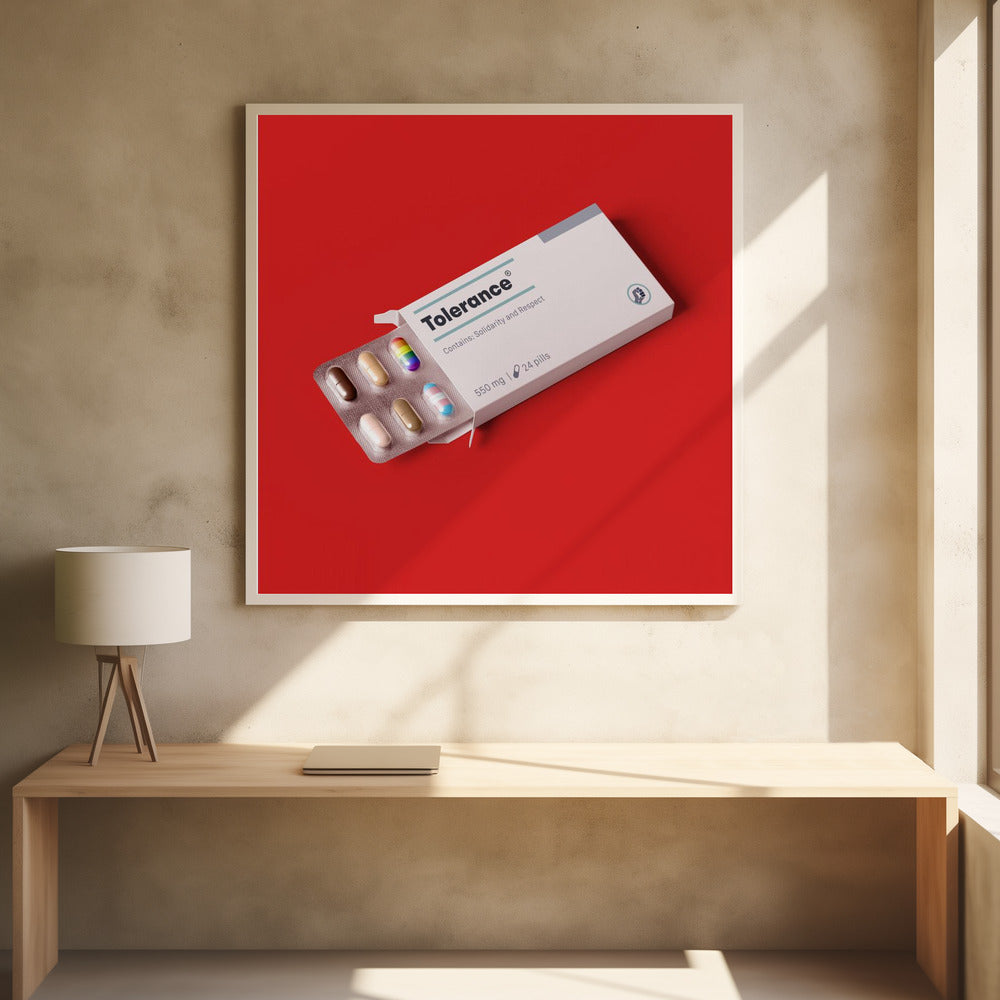 Tolerance Pills - Poster / Art Print - interiör