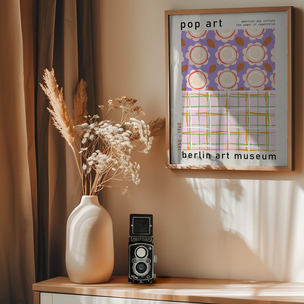 Berlin Art Museum Pop Art - Poster / Art Print - interiör
