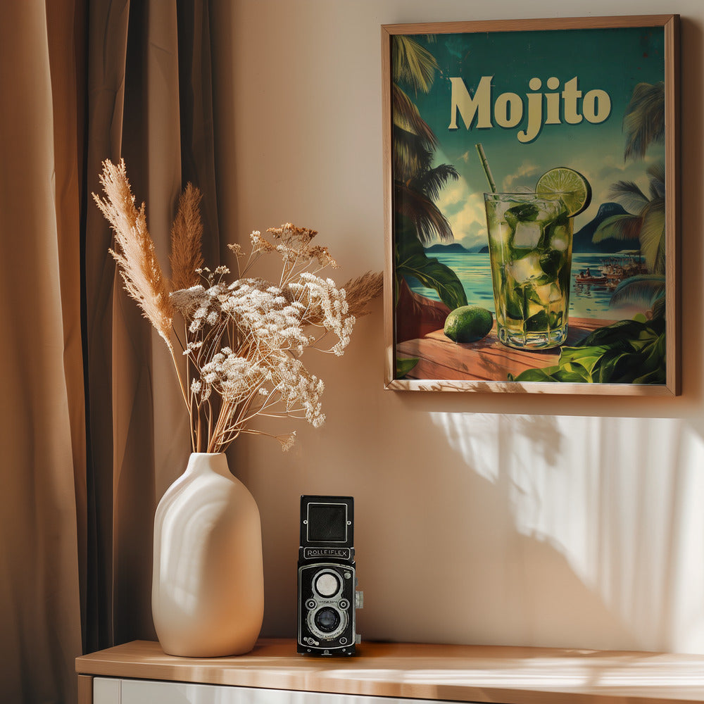 Mojito Vintage - Poster / Art Print - interiör