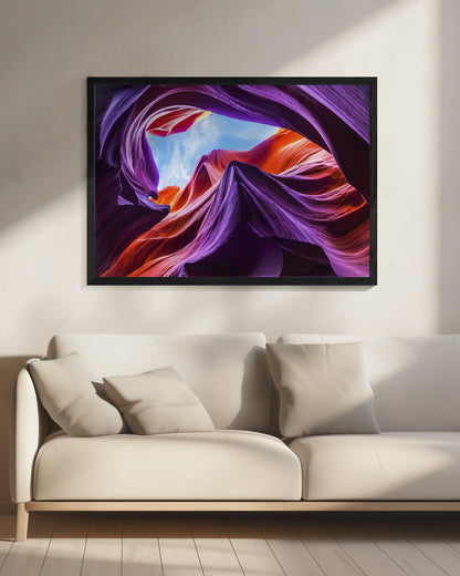 Magical Lower Antelope Canyon - Poster / Art Print - interiör