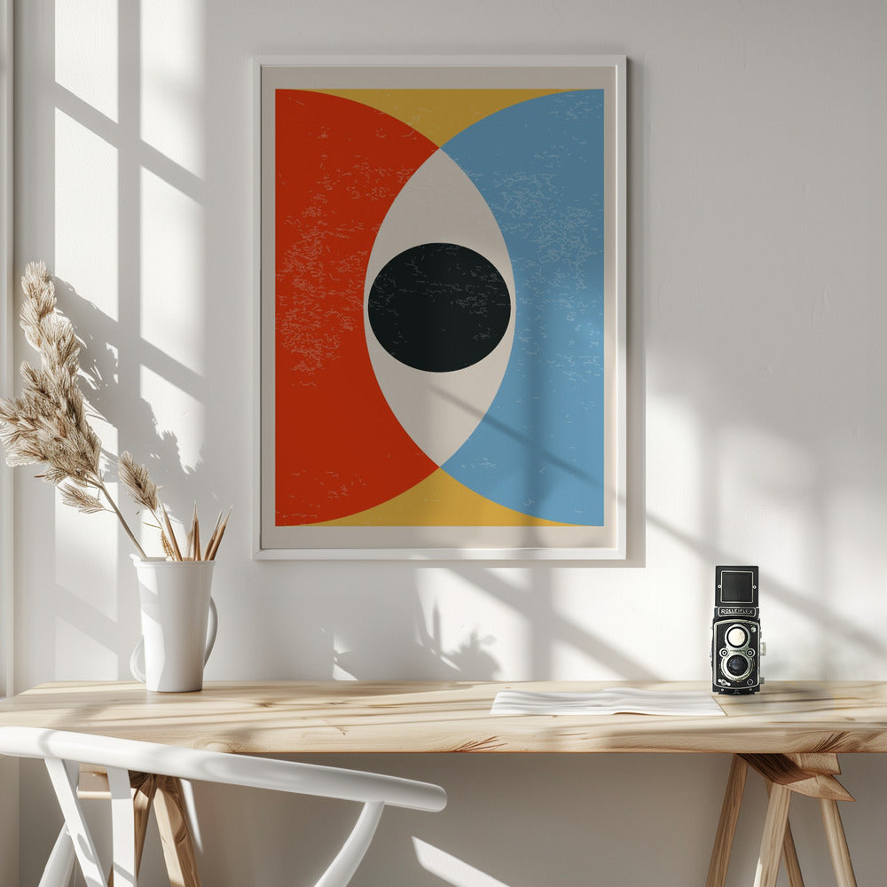 Minimal Abstract Shapes Series #23 - Poster / Art Print - interiör