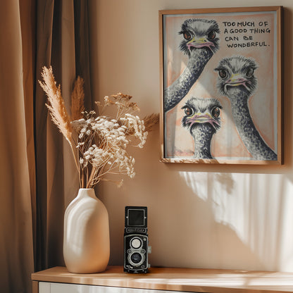 Too much of a good thing - Poster / Art Print - interiör