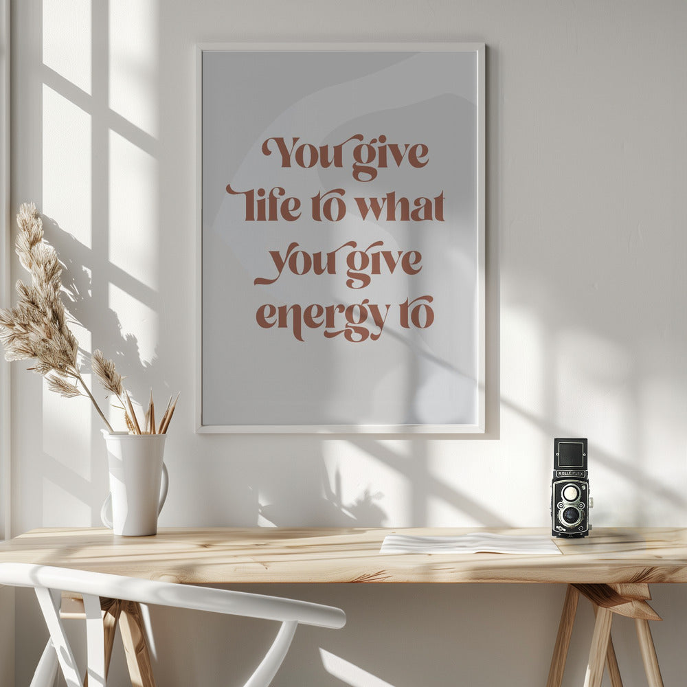 Life Energy - Poster / Art Print - interiör