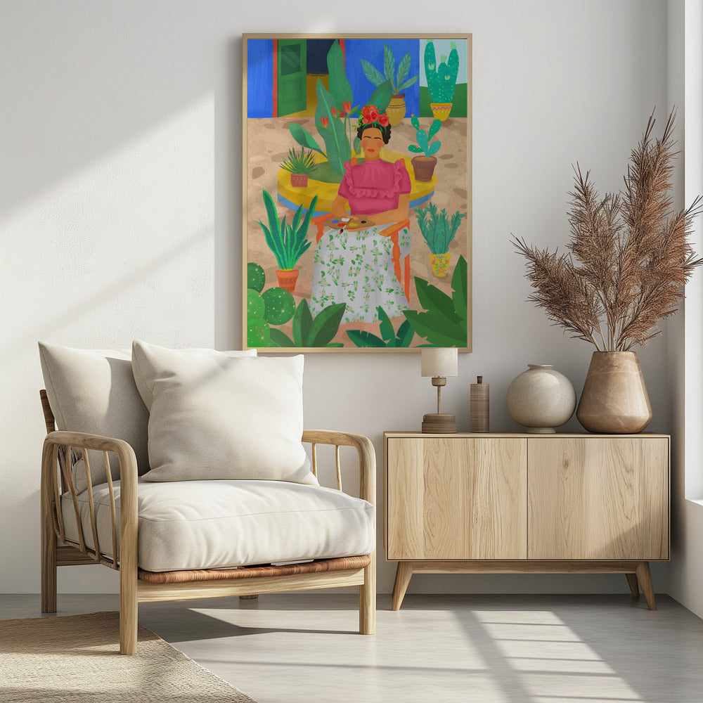 Frida - Poster / Art Print - interiör