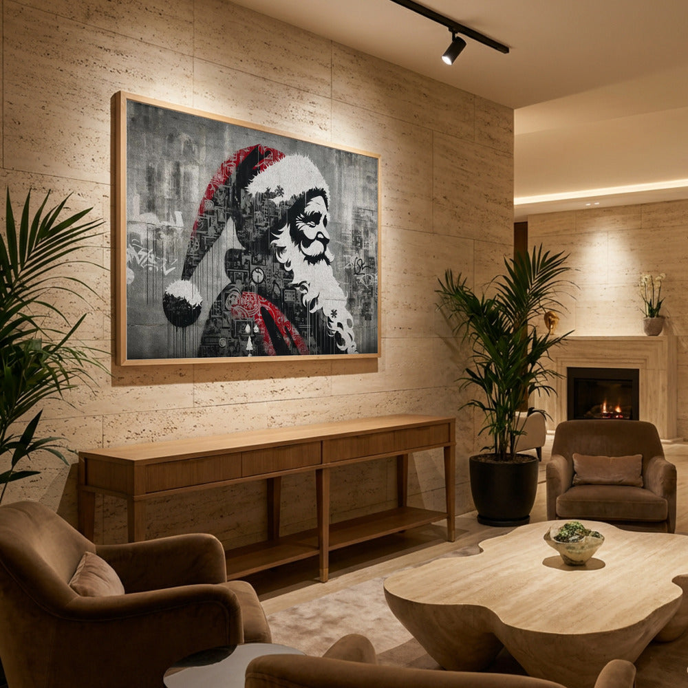 Santa - Poster / Art Print - interiör