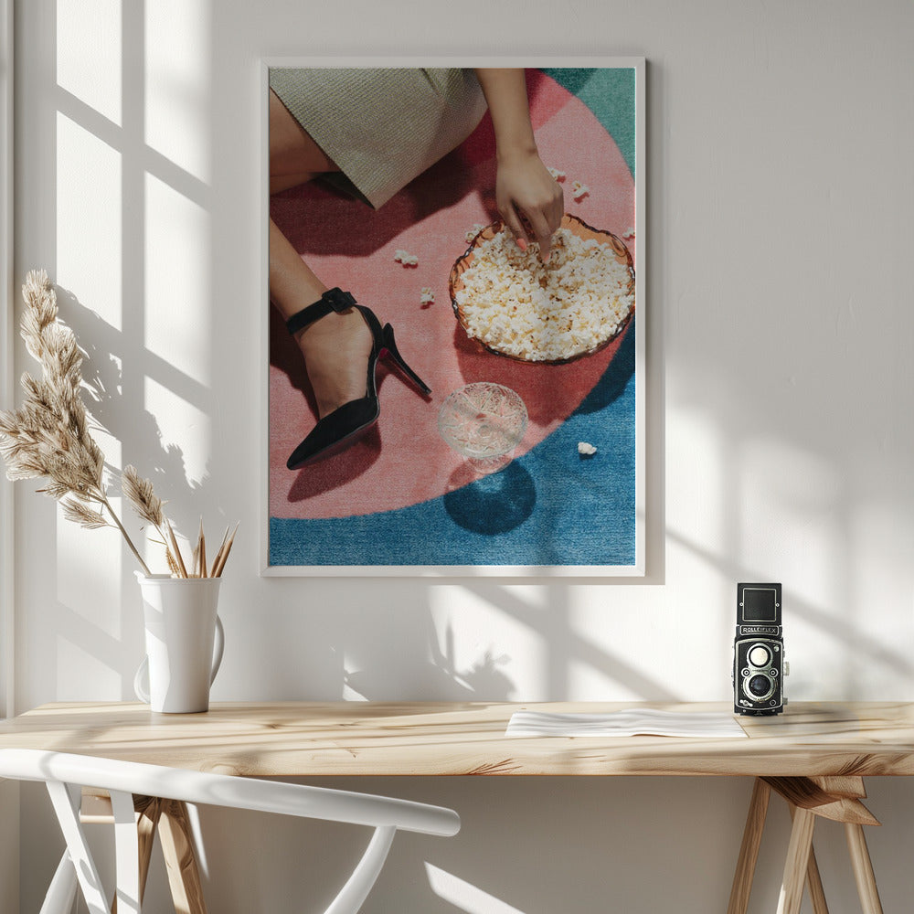 Movie Night #02 - Poster / Art Print - interiör
