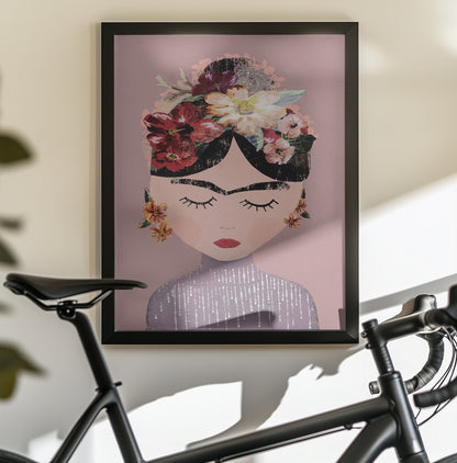 Frida (Pastel Version) - Poster / Art Print - interiör