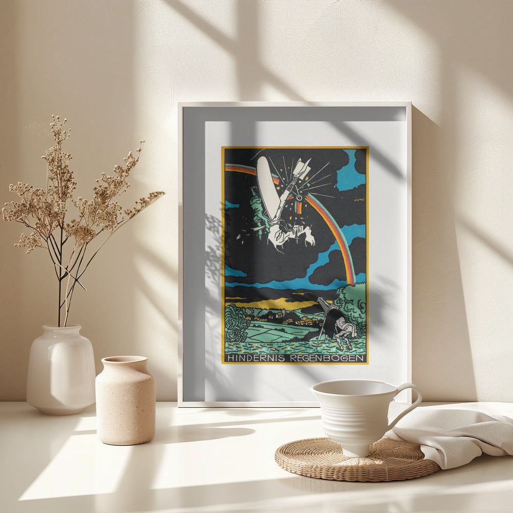 Rainbow Obstacle - Poster / Art Print - interiör