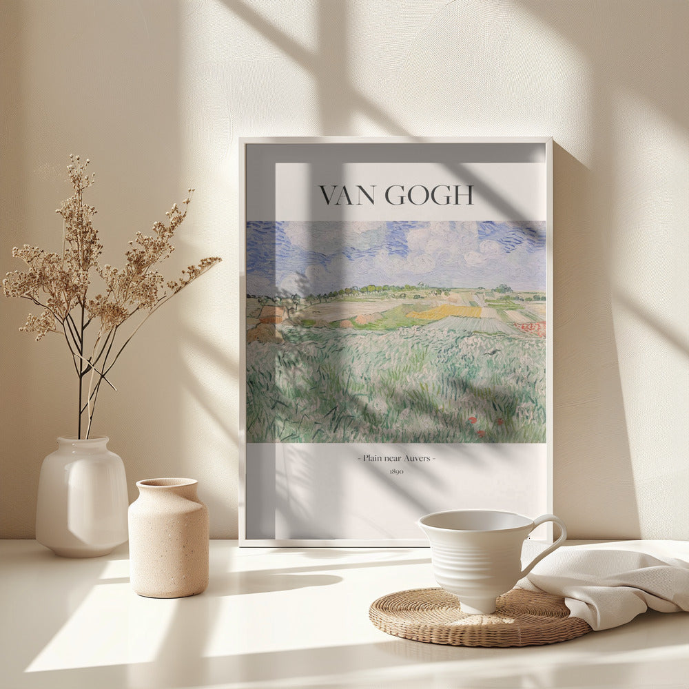Plain Near Auvers - Poster / Art Print - interiör