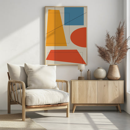 Geox2f  Oju 2x3 - Poster / Art Print - interiör