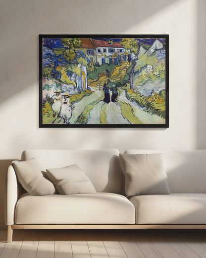 Stairway At Auvers (1890) - Poster / Art Print - interiör