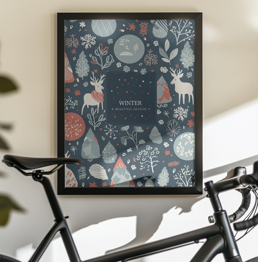 Winter Beautiful Season - Poster / Art Print - interiör