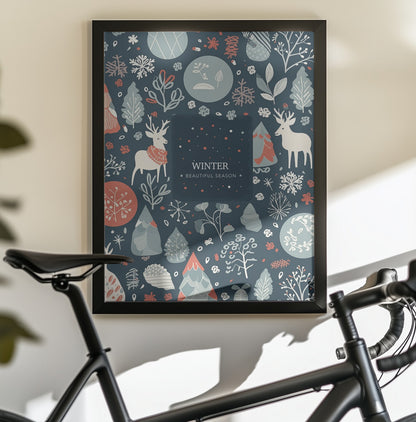 Winter Beautiful Season - Poster / Art Print - interiör