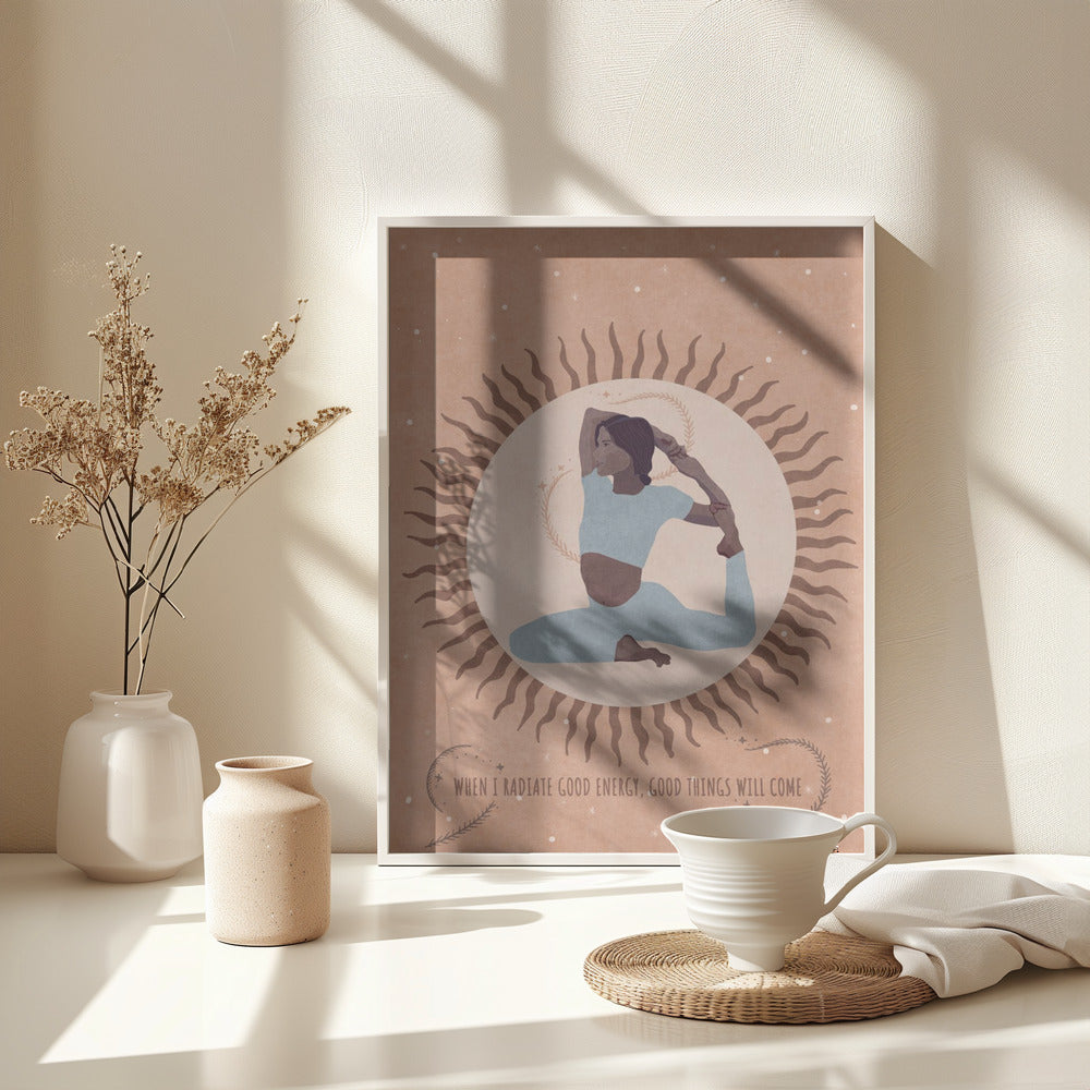 Energized Tranquility - Poster / Art Print - interiör