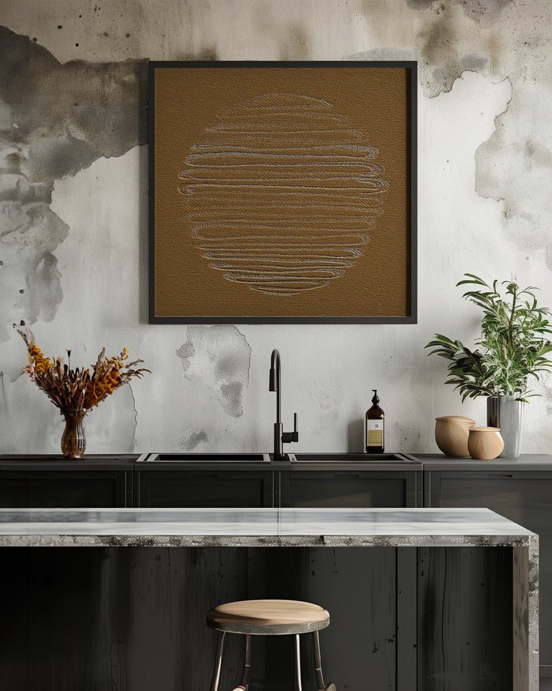 Round Shape 37 - Poster / Art Print - interiör