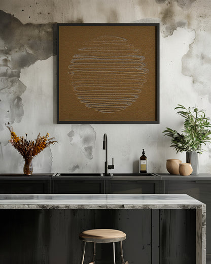 Round Shape 37 - Poster / Art Print - interiör
