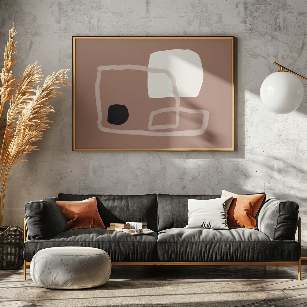 Feel Something - Poster / Art Print - interiör