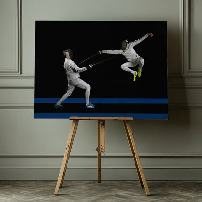 Fäktning - Poster / Art Print - interiör