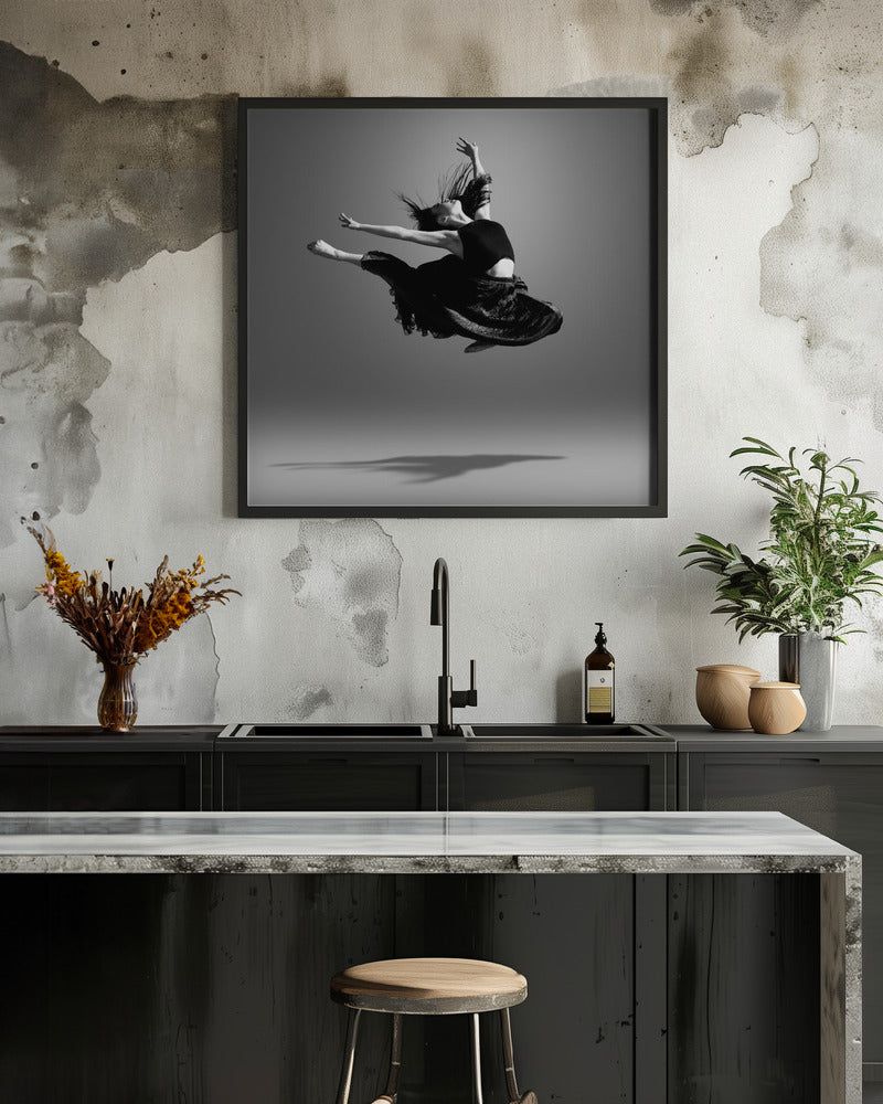 Jumping Dancer - Poster / Art Print - interiör