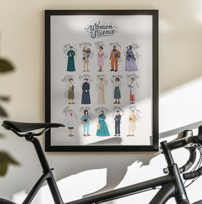 Women of Science - Poster / Art Print - interiör