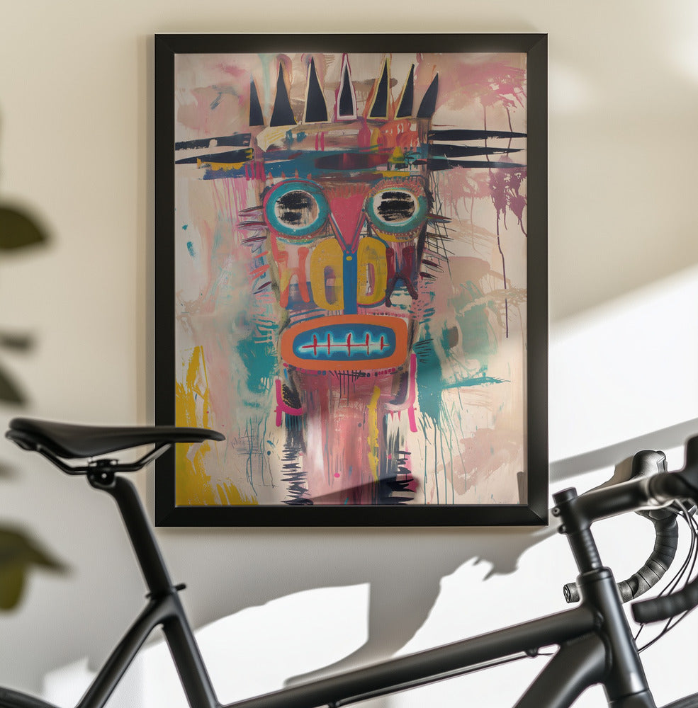 Totem abstract - Poster / Art Print - interiör