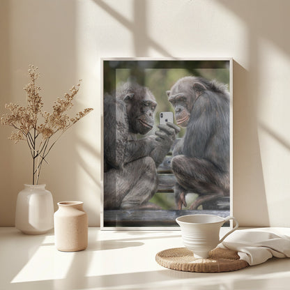 MonkeyPhone - Poster / Art Print - interiör