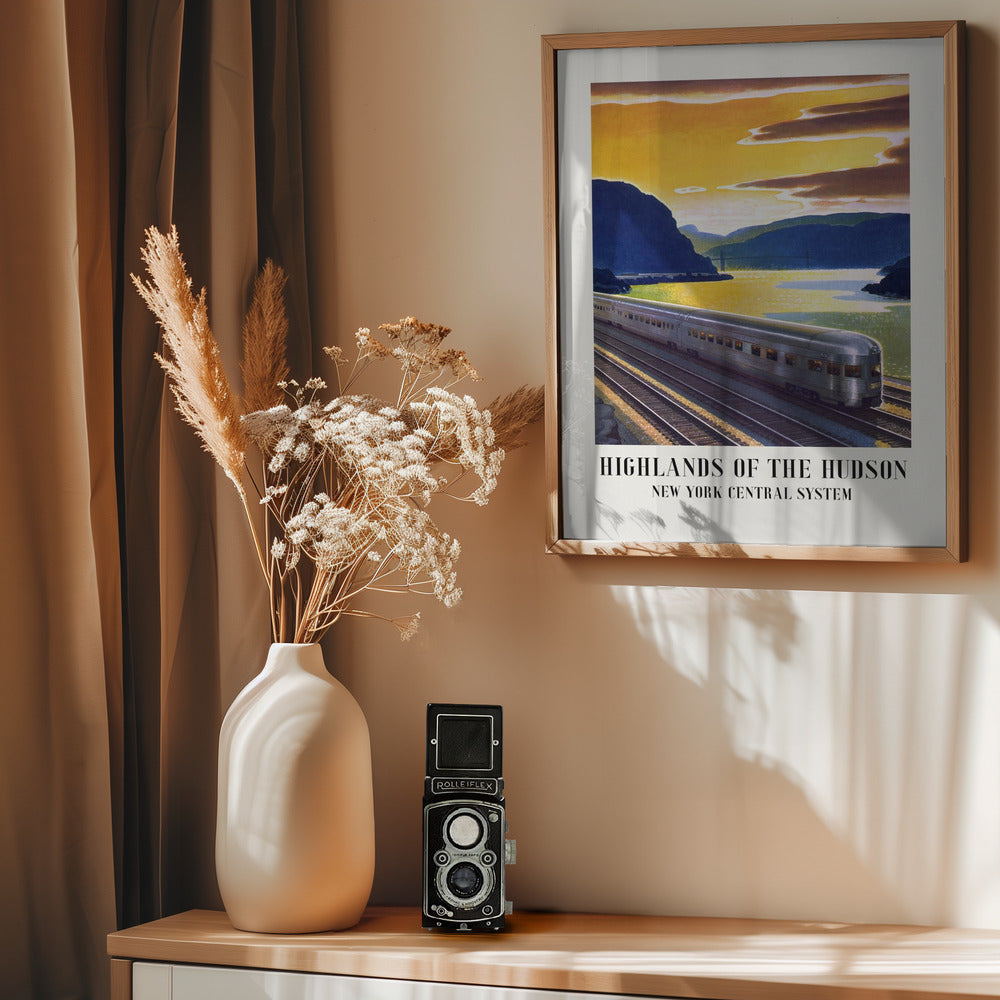 Highlands of the Hudson  New York Central System - Poster / Art Print - interiör