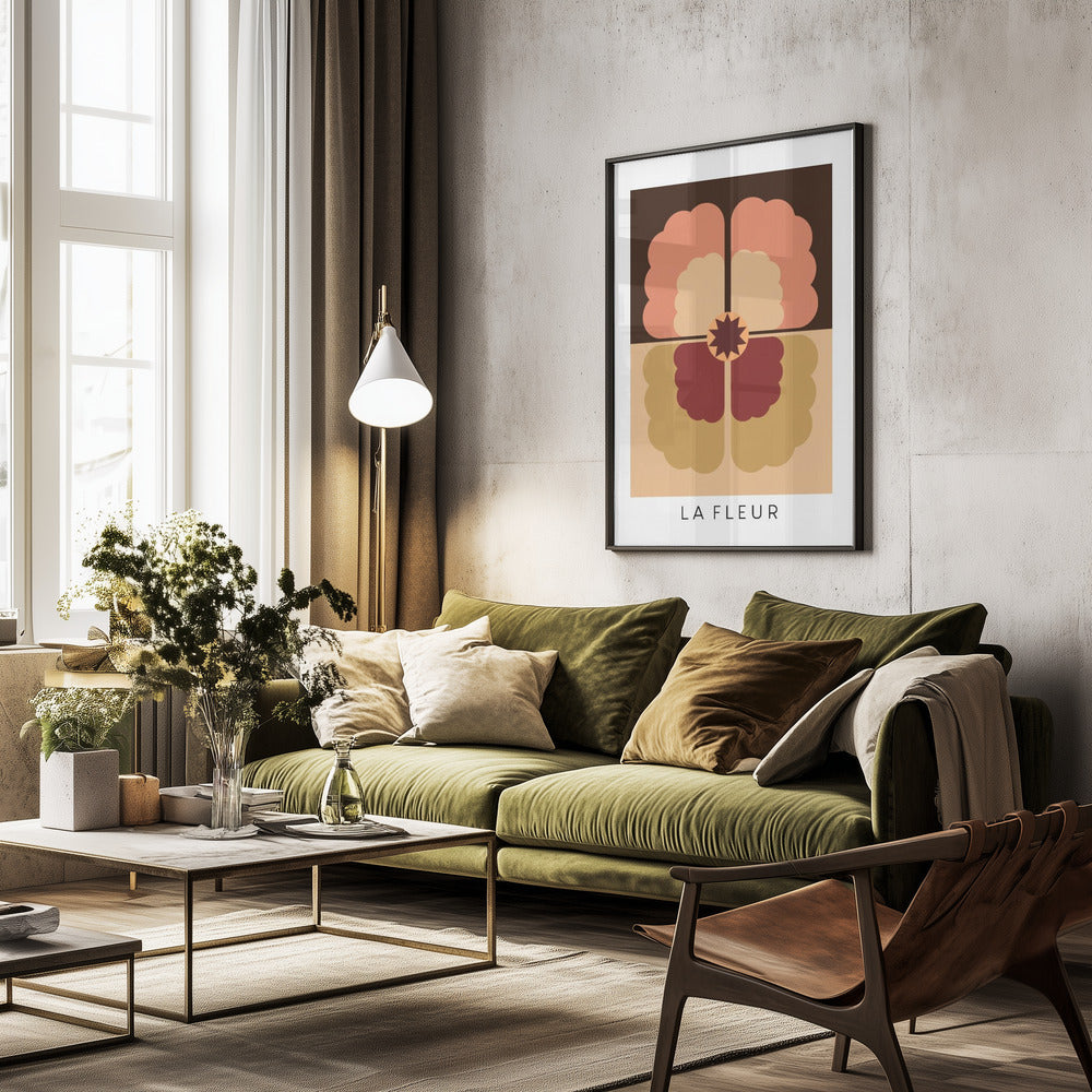 La Fleur - Poster / Art Print - interiör