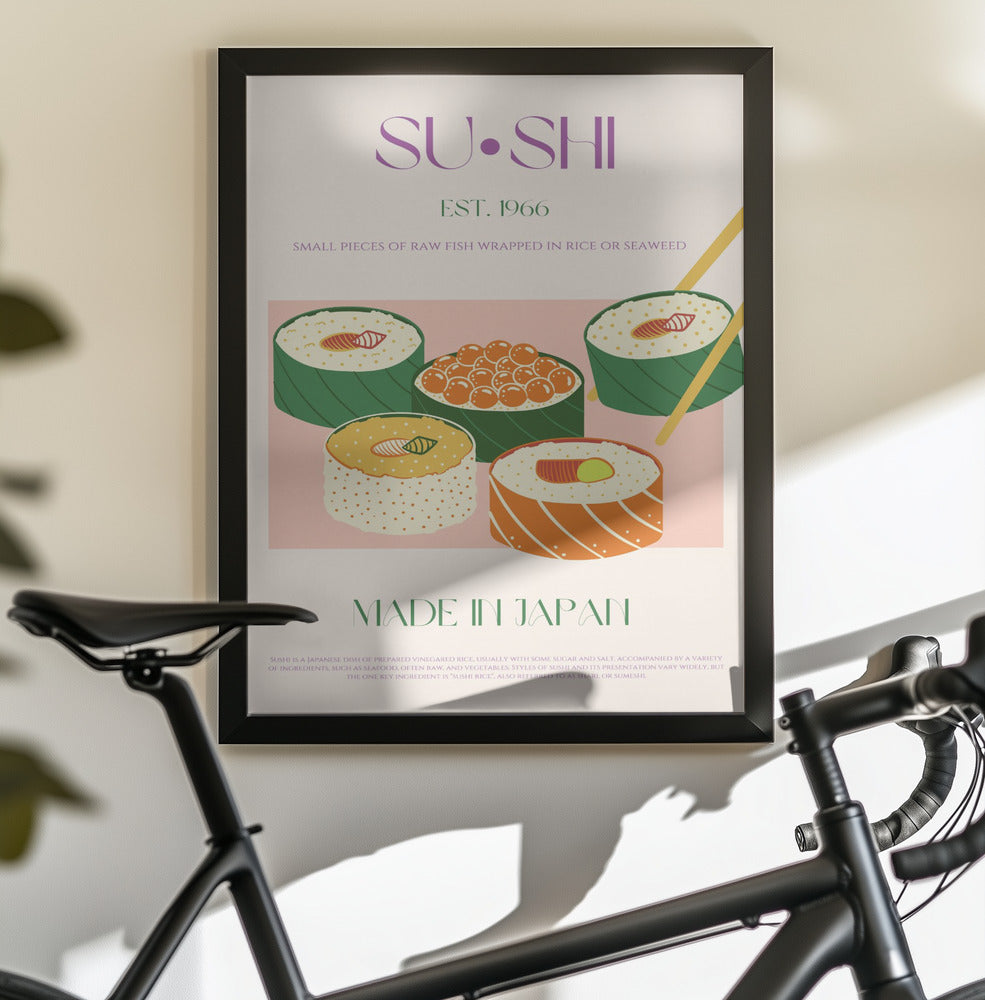 Sushi - Poster / Art Print - interiör