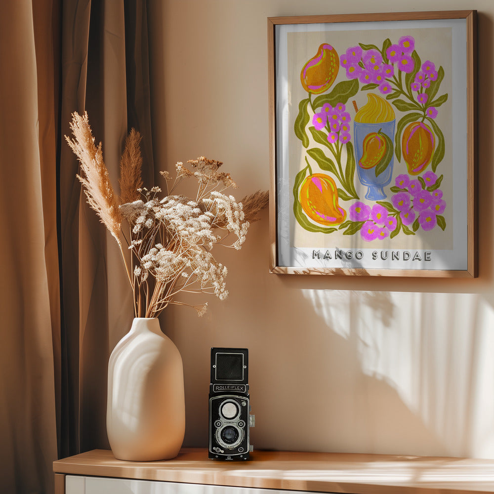 Mango Sundae - Poster / Art Print - interiör